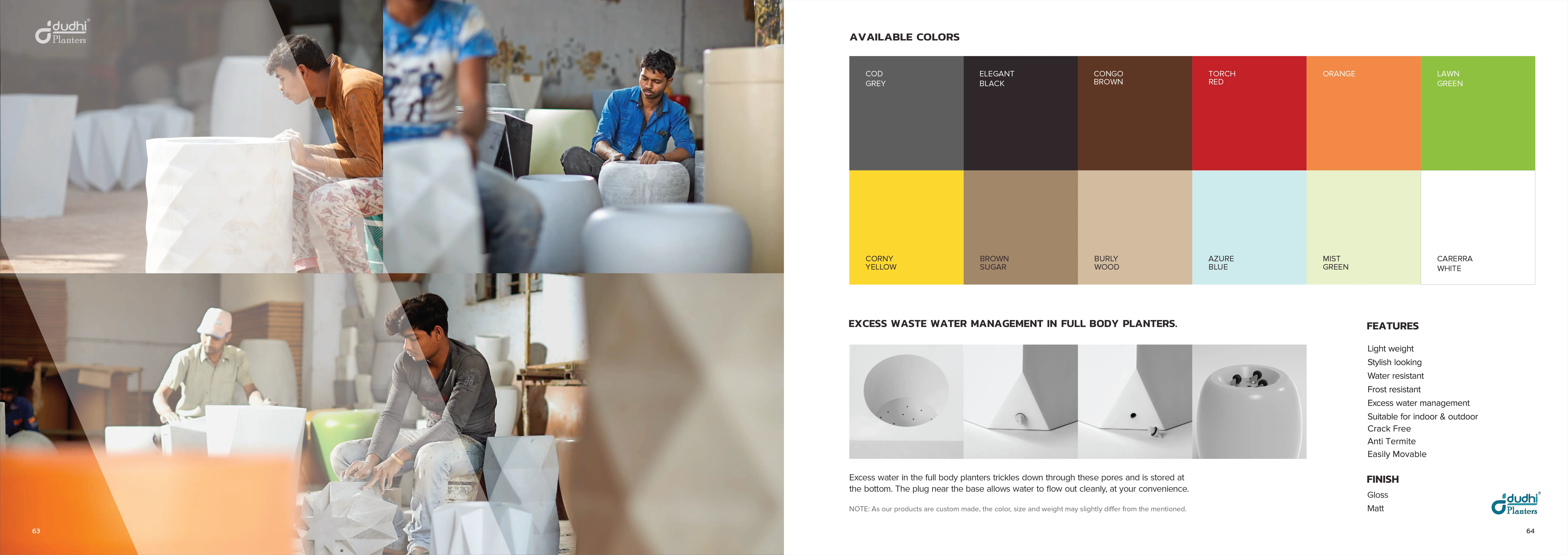 Dudhi Planters catalogue spread 33.