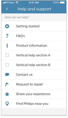 Help-menu exploration used to define the broader long-term structure.